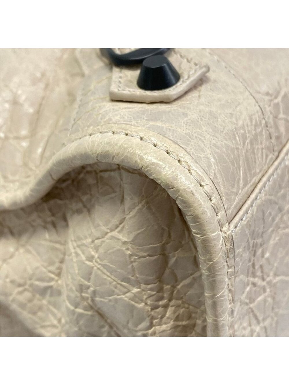 Balenciaga Handbag le City Pink Beige Leather - Picture 6 of 15